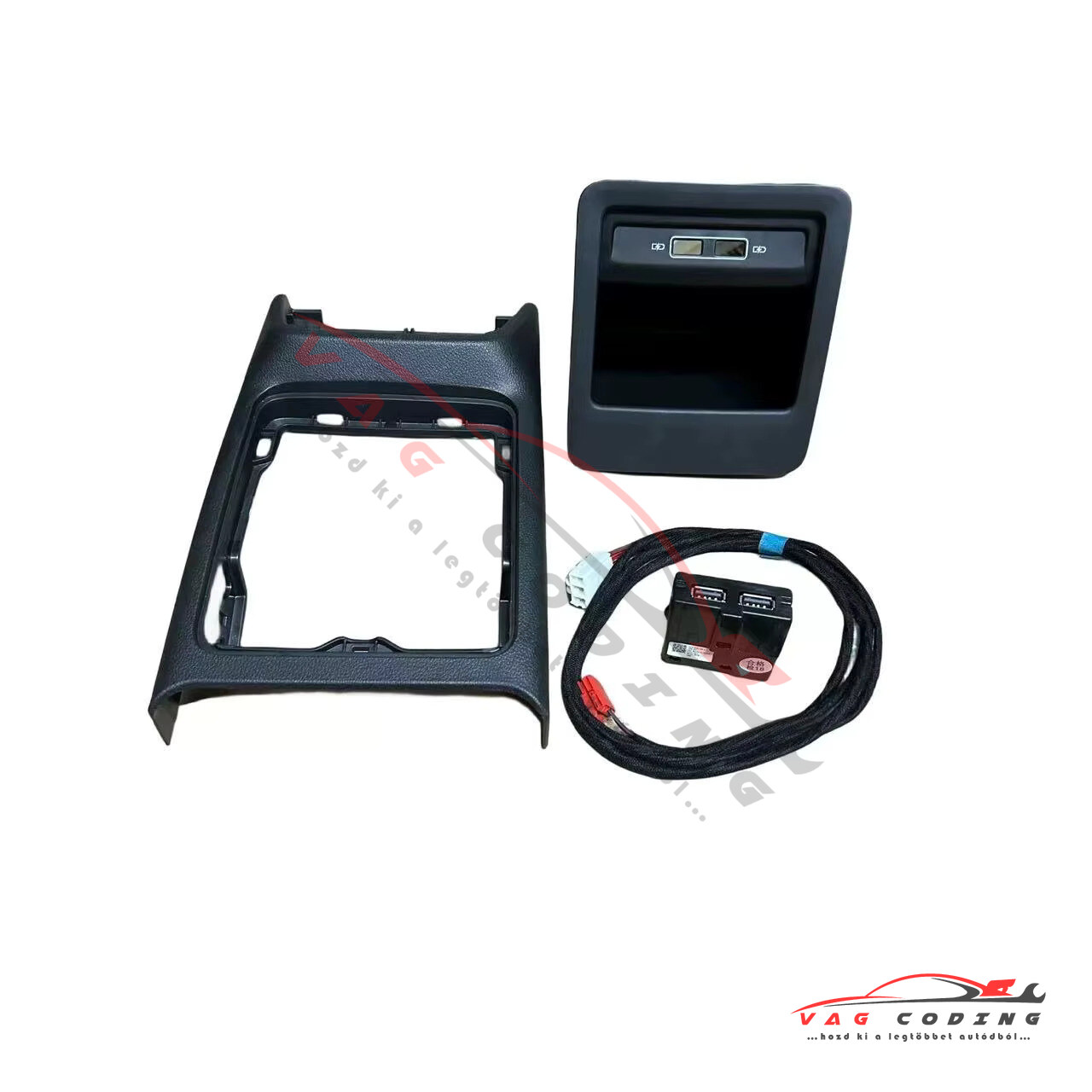 Hátsó USB retrofit készlet – Škoda Octavia III (5E)