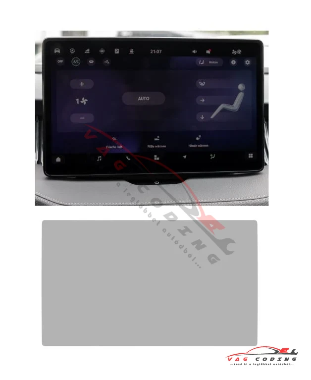 Disskin™ matt kijelzővédő fólia Skoda Superb IV 13 Zoll MATT (Anti-Finger-Print)